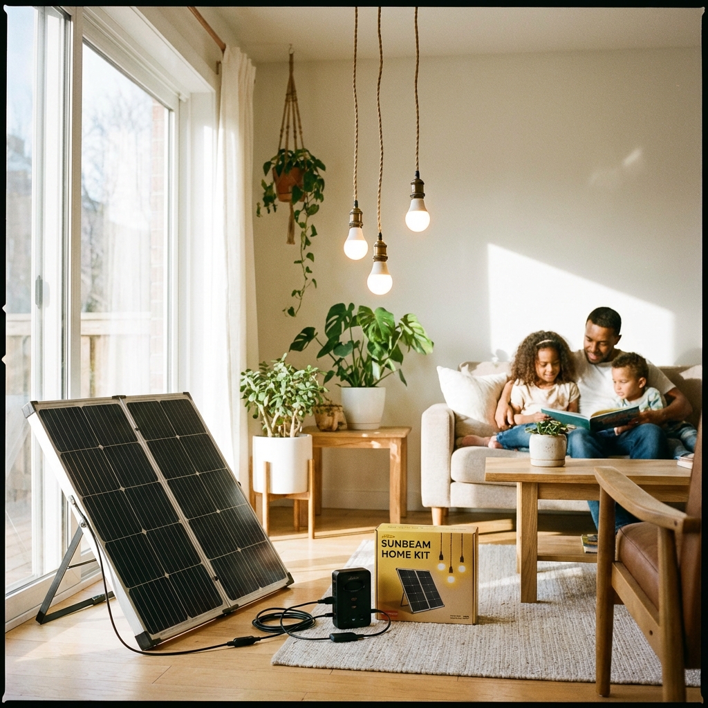 Solar Home Lighting System